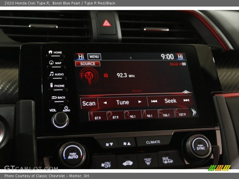 Controls of 2020 Civic Type R