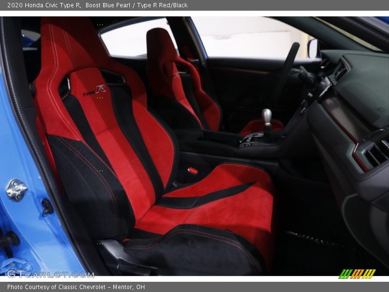 Front Seat of 2020 Civic Type R
