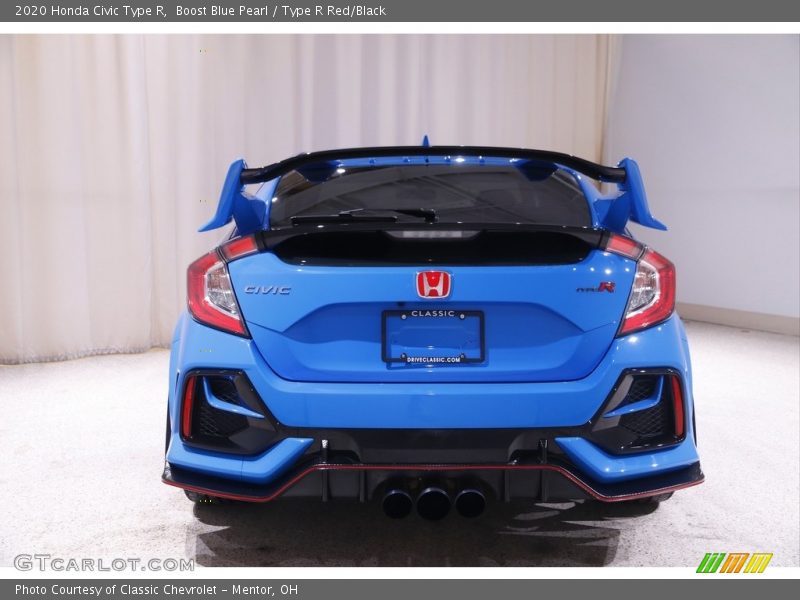 Boost Blue Pearl / Type R Red/Black 2020 Honda Civic Type R