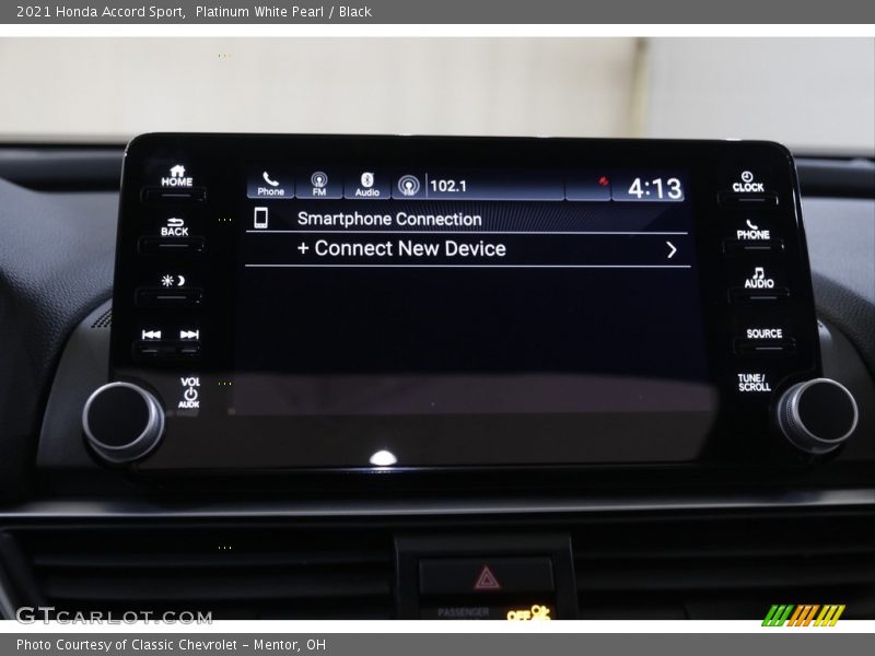 Platinum White Pearl / Black 2021 Honda Accord Sport