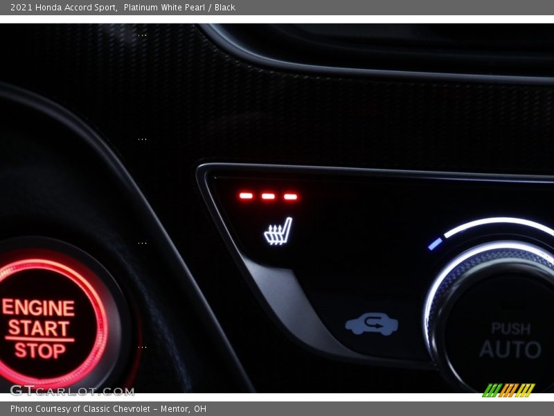 Platinum White Pearl / Black 2021 Honda Accord Sport