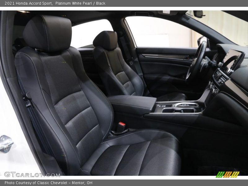 Front Seat of 2021 Accord Sport