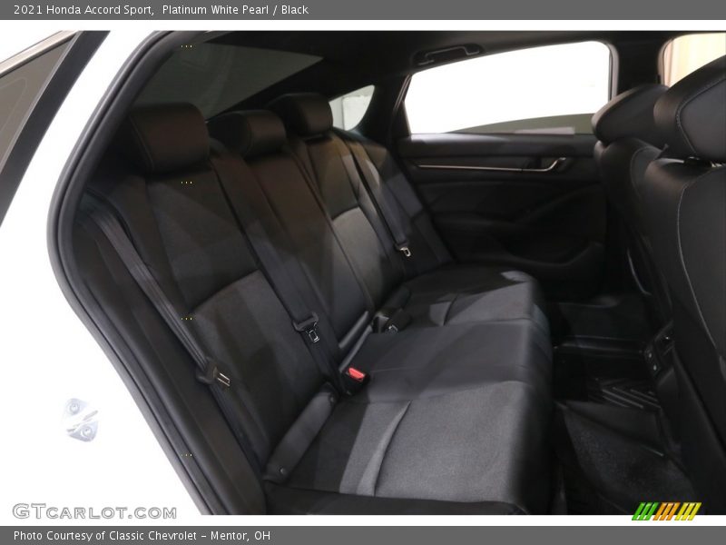 Platinum White Pearl / Black 2021 Honda Accord Sport