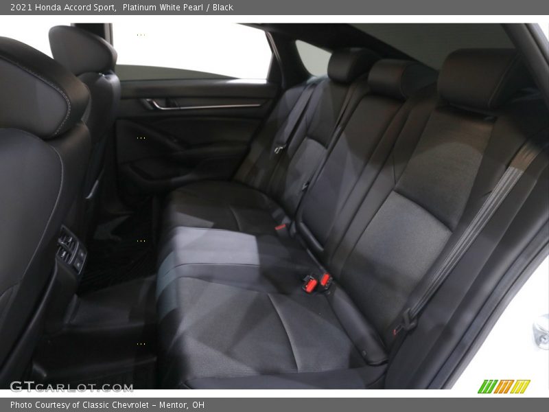 Rear Seat of 2021 Accord Sport