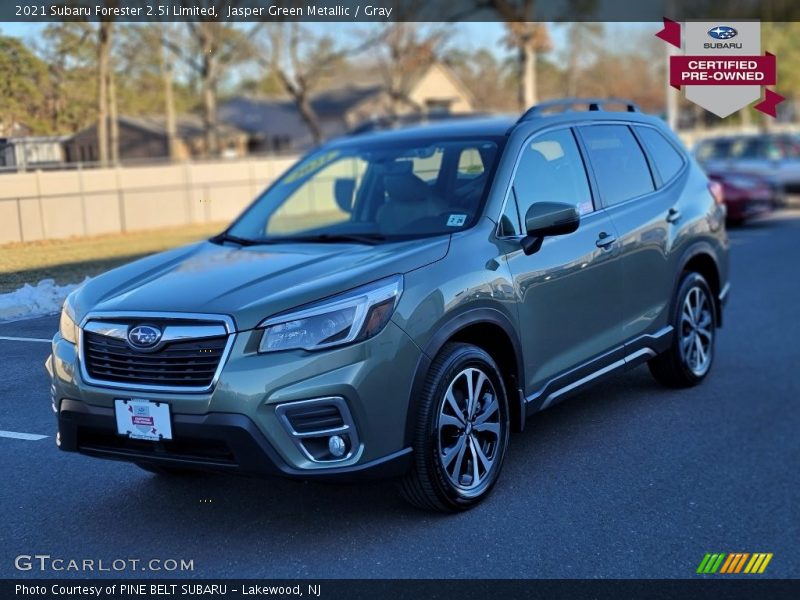 Jasper Green Metallic / Gray 2021 Subaru Forester 2.5i Limited