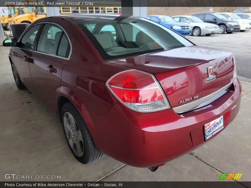 Red Jewel Tintcoat / Gray 2009 Saturn Aura XE