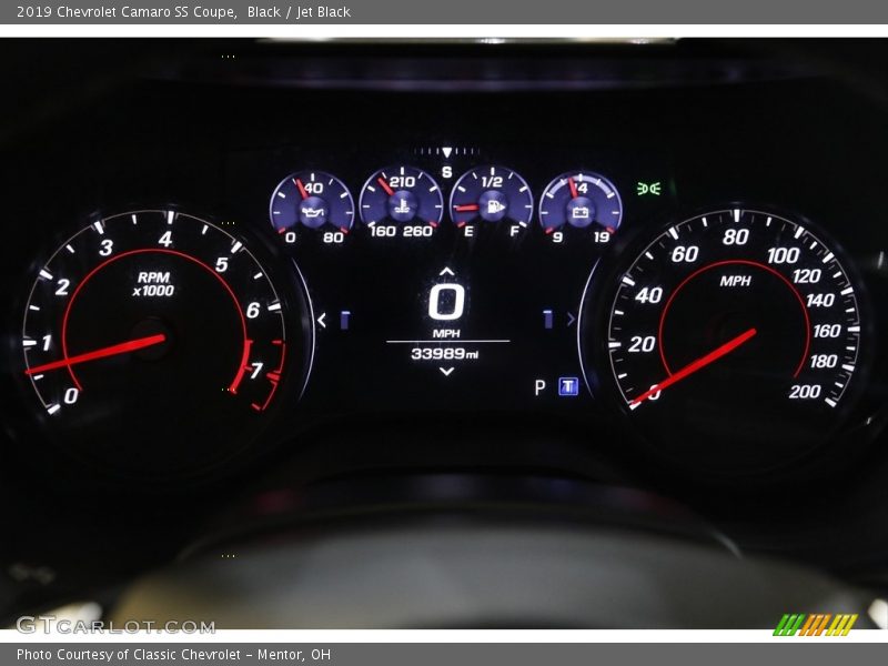 Black / Jet Black 2019 Chevrolet Camaro SS Coupe