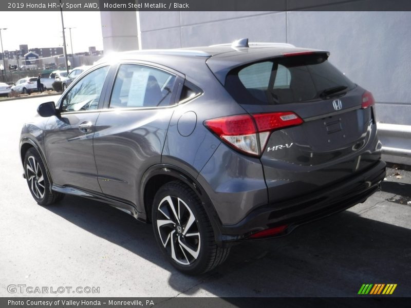 Modern Steel Metallic / Black 2019 Honda HR-V Sport AWD