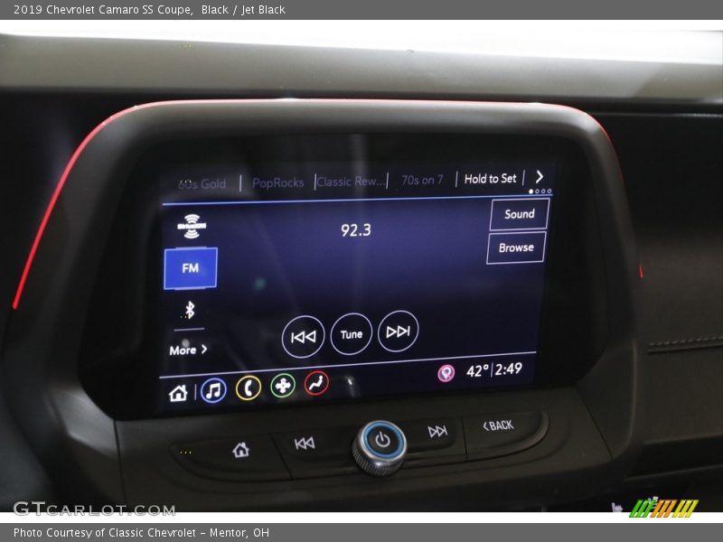 Black / Jet Black 2019 Chevrolet Camaro SS Coupe