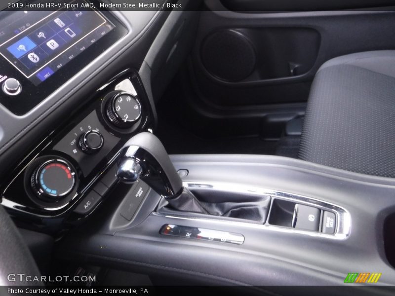 Modern Steel Metallic / Black 2019 Honda HR-V Sport AWD