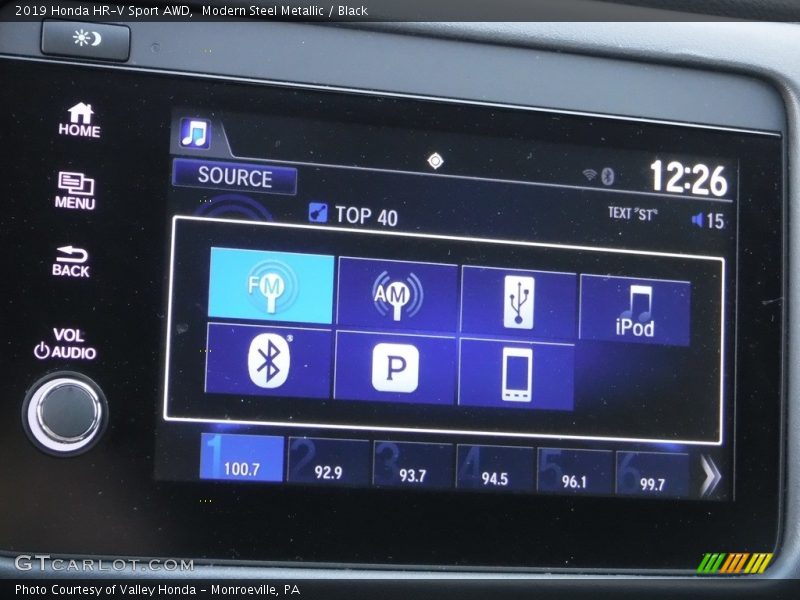 Modern Steel Metallic / Black 2019 Honda HR-V Sport AWD