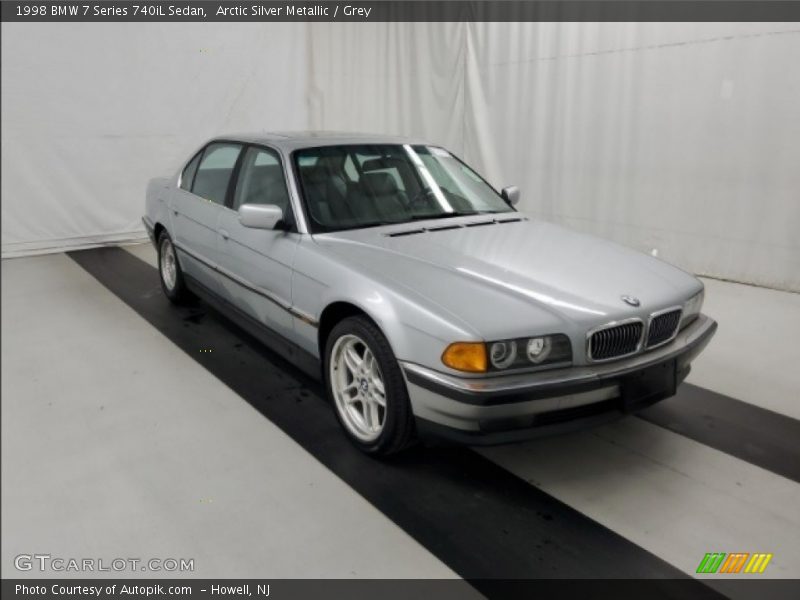 Arctic Silver Metallic / Grey 1998 BMW 7 Series 740iL Sedan