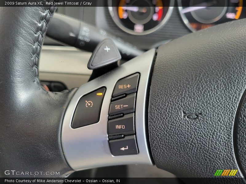 Red Jewel Tintcoat / Gray 2009 Saturn Aura XE