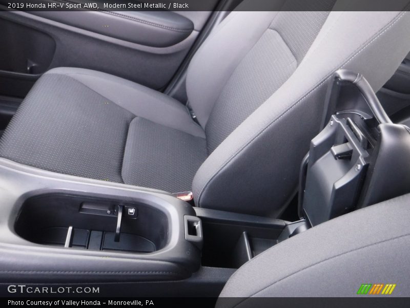 Modern Steel Metallic / Black 2019 Honda HR-V Sport AWD