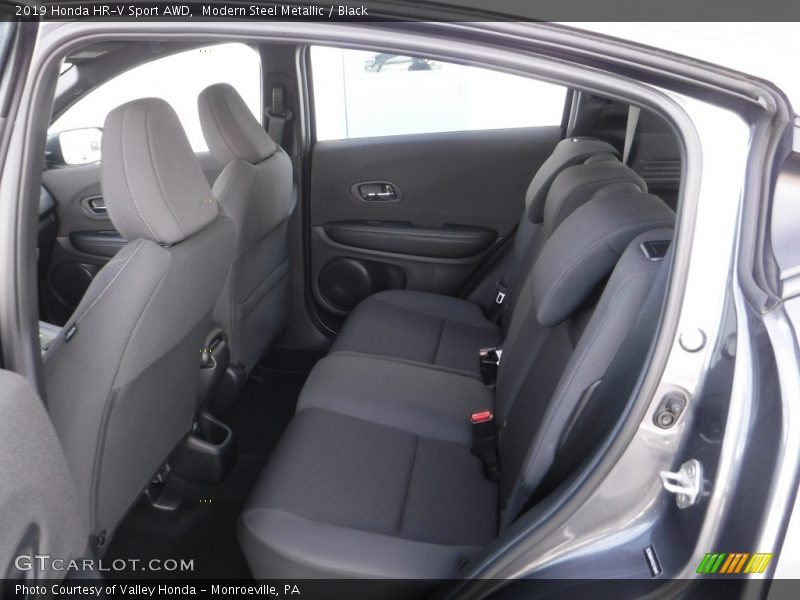 Modern Steel Metallic / Black 2019 Honda HR-V Sport AWD