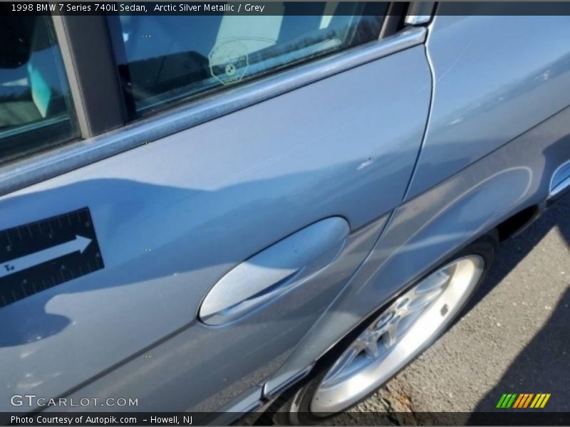 Arctic Silver Metallic / Grey 1998 BMW 7 Series 740iL Sedan
