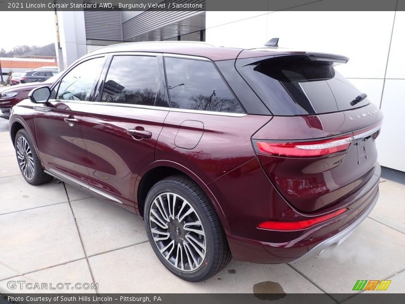 Burgundy Velvet / Sandstone 2021 Lincoln Corsair Standard AWD