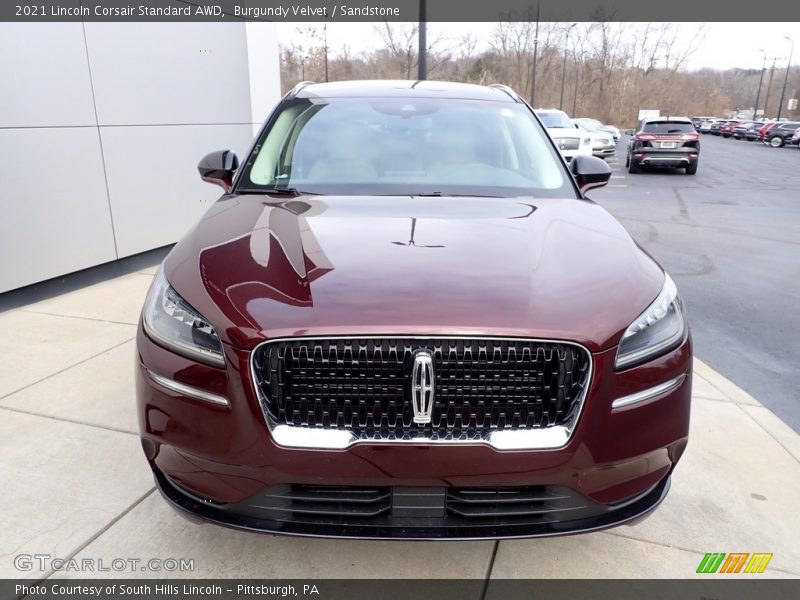 Burgundy Velvet / Sandstone 2021 Lincoln Corsair Standard AWD