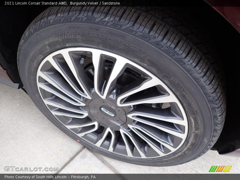 Burgundy Velvet / Sandstone 2021 Lincoln Corsair Standard AWD