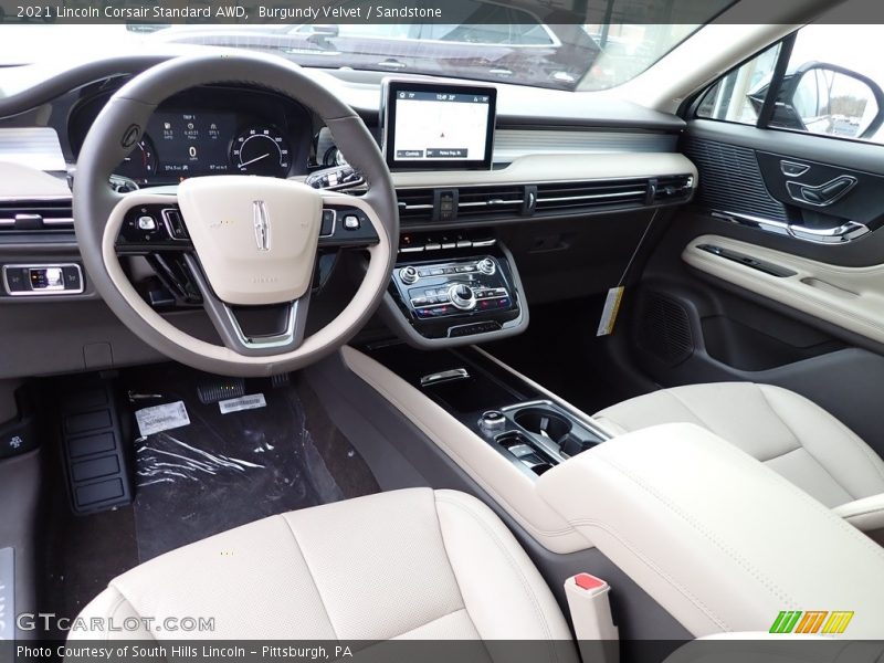 Burgundy Velvet / Sandstone 2021 Lincoln Corsair Standard AWD