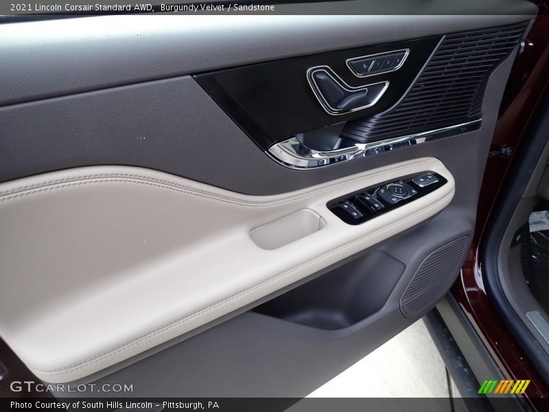 Burgundy Velvet / Sandstone 2021 Lincoln Corsair Standard AWD