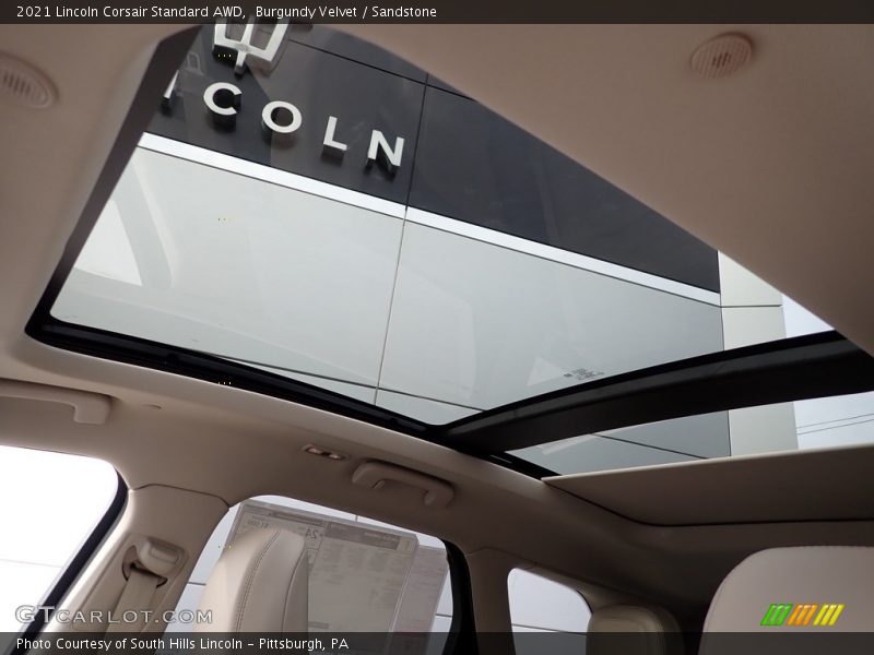 Burgundy Velvet / Sandstone 2021 Lincoln Corsair Standard AWD