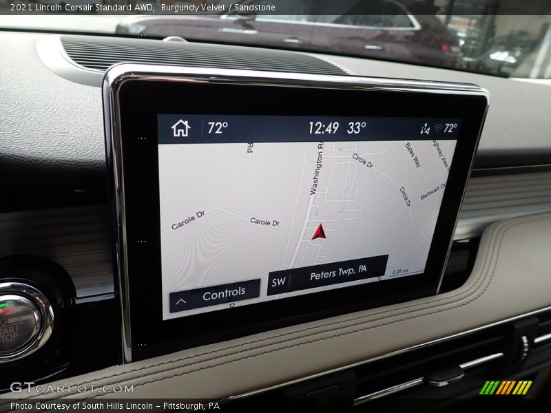 Burgundy Velvet / Sandstone 2021 Lincoln Corsair Standard AWD