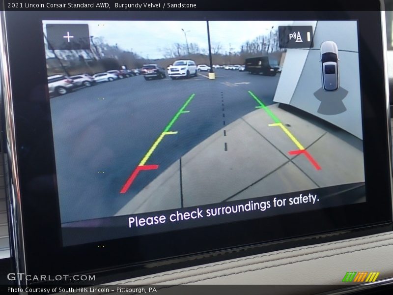 Burgundy Velvet / Sandstone 2021 Lincoln Corsair Standard AWD