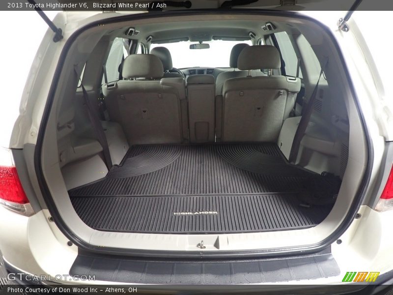 Blizzard White Pearl / Ash 2013 Toyota Highlander V6