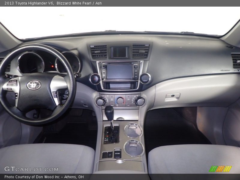 Blizzard White Pearl / Ash 2013 Toyota Highlander V6
