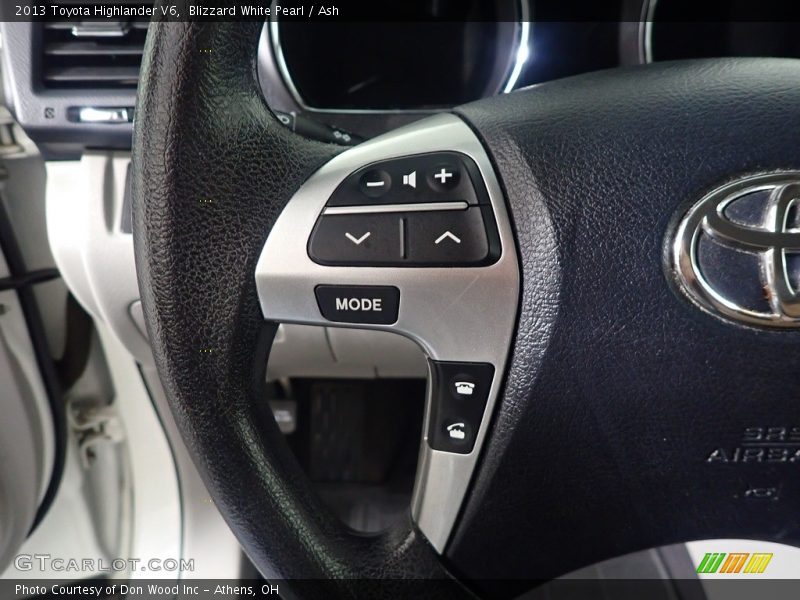 Blizzard White Pearl / Ash 2013 Toyota Highlander V6