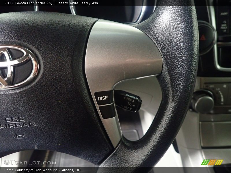 Blizzard White Pearl / Ash 2013 Toyota Highlander V6