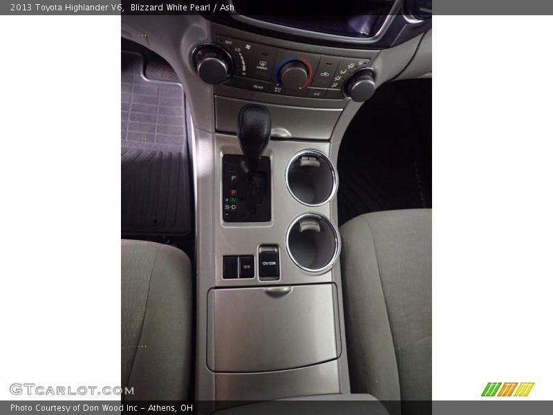 Blizzard White Pearl / Ash 2013 Toyota Highlander V6