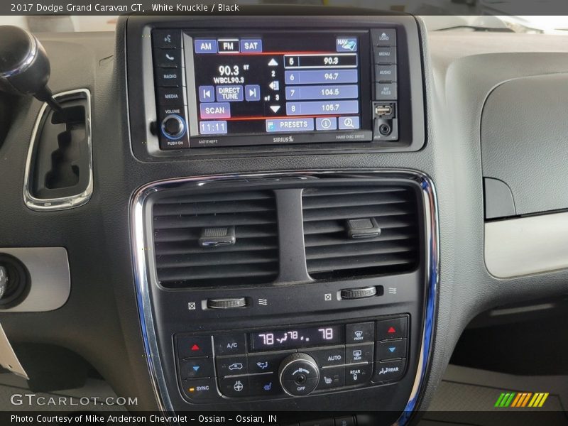 White Knuckle / Black 2017 Dodge Grand Caravan GT