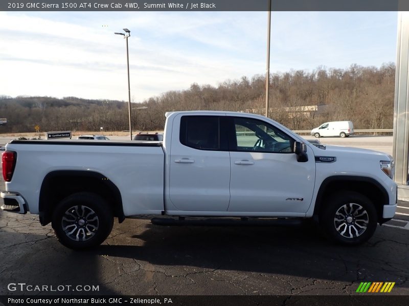 Summit White / Jet Black 2019 GMC Sierra 1500 AT4 Crew Cab 4WD