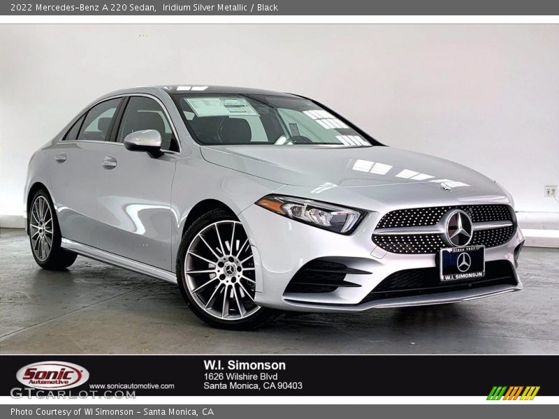 Iridium Silver Metallic / Black 2022 Mercedes-Benz A 220 Sedan