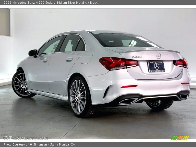Iridium Silver Metallic / Black 2022 Mercedes-Benz A 220 Sedan