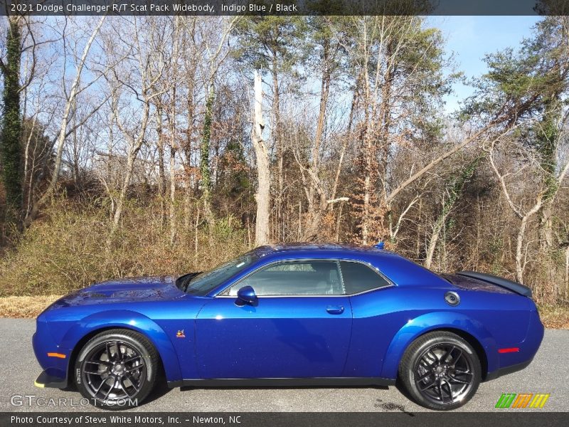 Indigo Blue / Black 2021 Dodge Challenger R/T Scat Pack Widebody