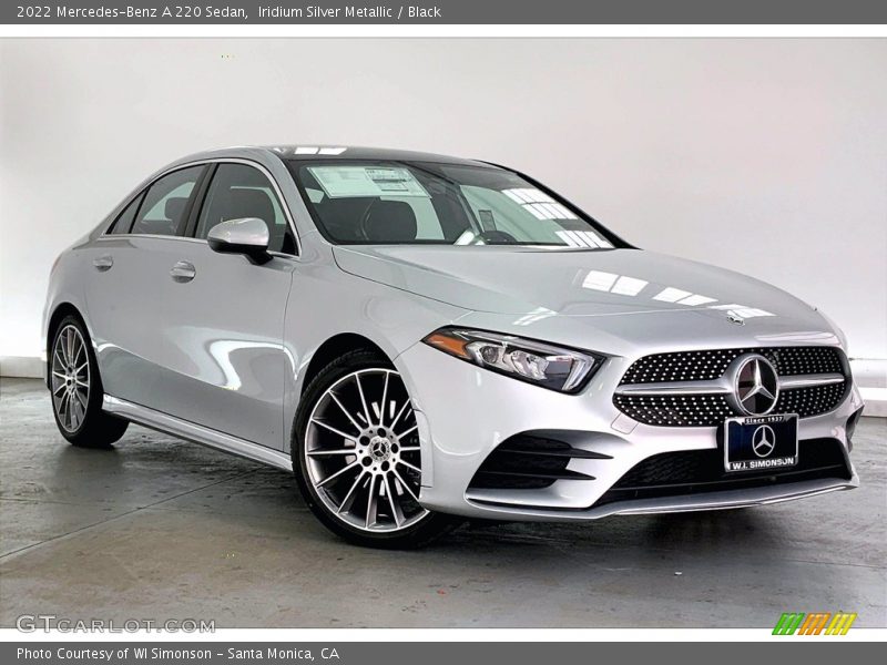 Front 3/4 View of 2022 A 220 Sedan