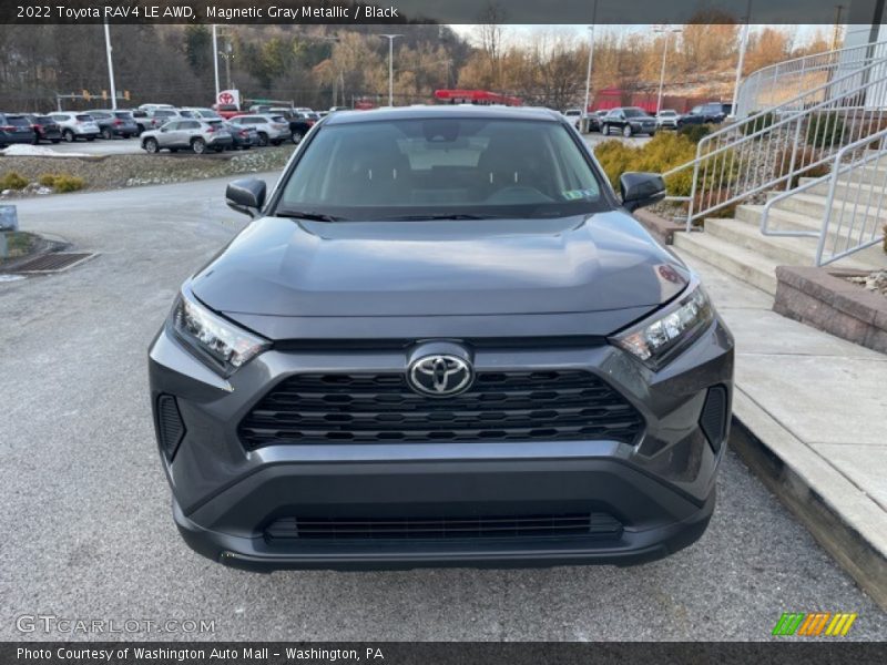 Magnetic Gray Metallic / Black 2022 Toyota RAV4 LE AWD