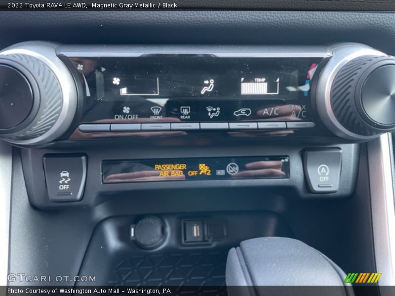 Magnetic Gray Metallic / Black 2022 Toyota RAV4 LE AWD