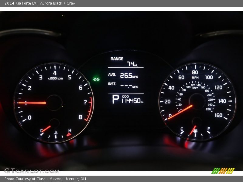 Aurora Black / Gray 2014 Kia Forte LX