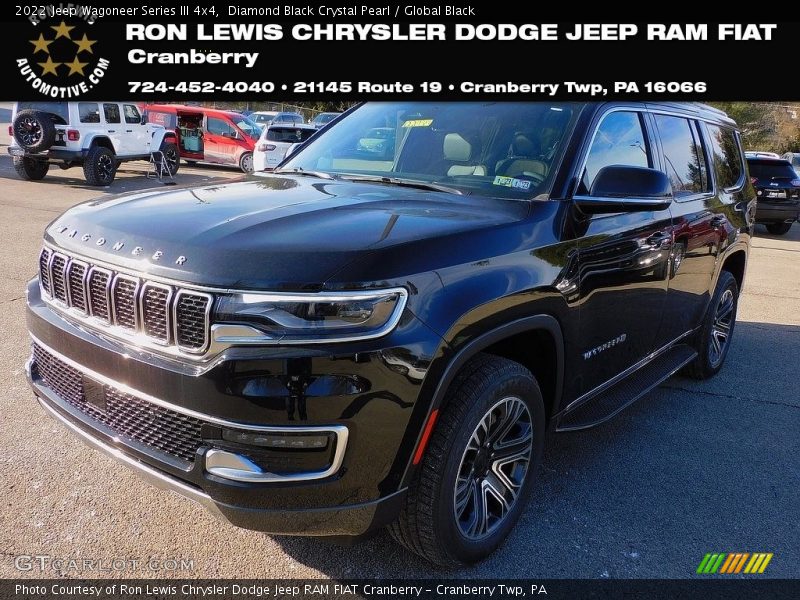 Diamond Black Crystal Pearl / Global Black 2022 Jeep Wagoneer Series III 4x4