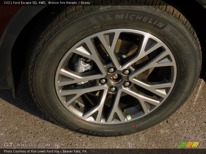 Bronze Fire Metallic / Ebony 2021 Ford Escape SEL 4WD