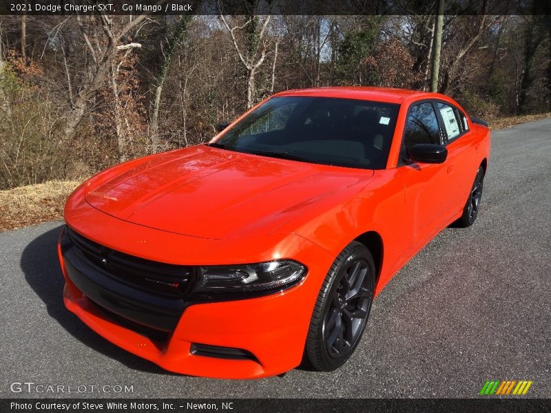 Go Mango / Black 2021 Dodge Charger SXT