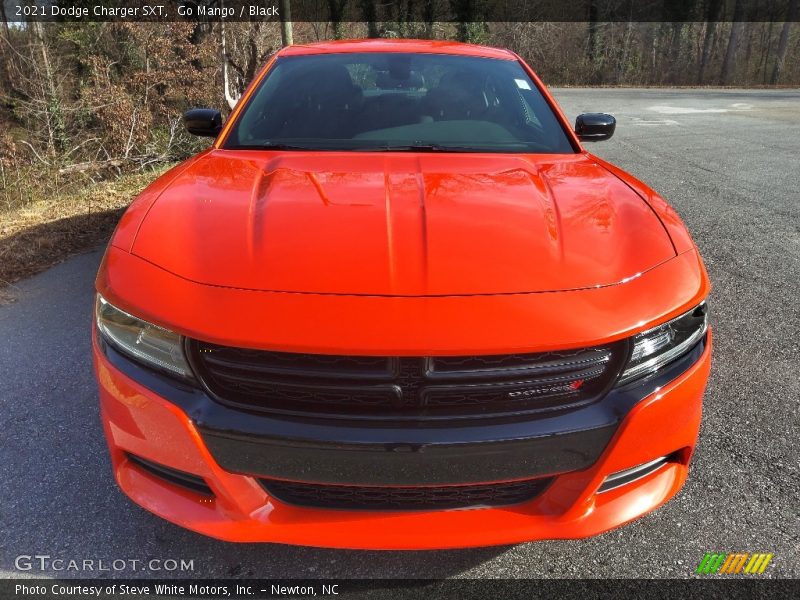 Go Mango / Black 2021 Dodge Charger SXT