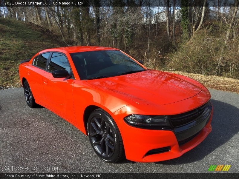 Go Mango / Black 2021 Dodge Charger SXT