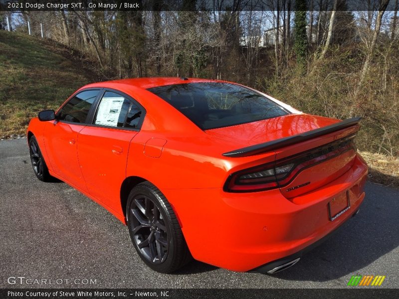 Go Mango / Black 2021 Dodge Charger SXT