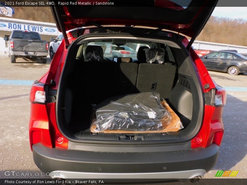 Rapid Red Metallic / Sandstone 2021 Ford Escape SEL 4WD
