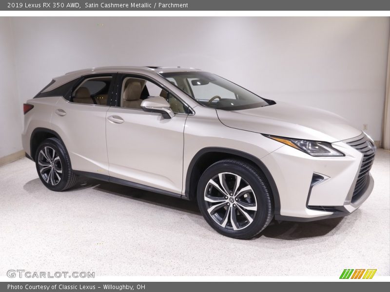 Satin Cashmere Metallic / Parchment 2019 Lexus RX 350 AWD